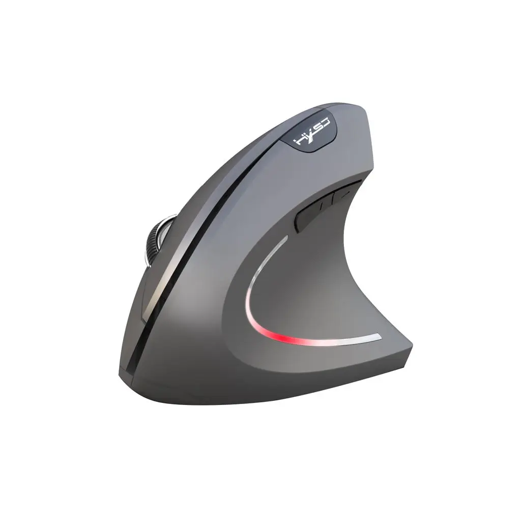 Gray Hxsj T29 Bluetooth беспроводная мышь Вертикальная Эргономичная Регулируемая Dpi 800 1600 2400 6 Кнопка для ноутбука - Цвет: Gray