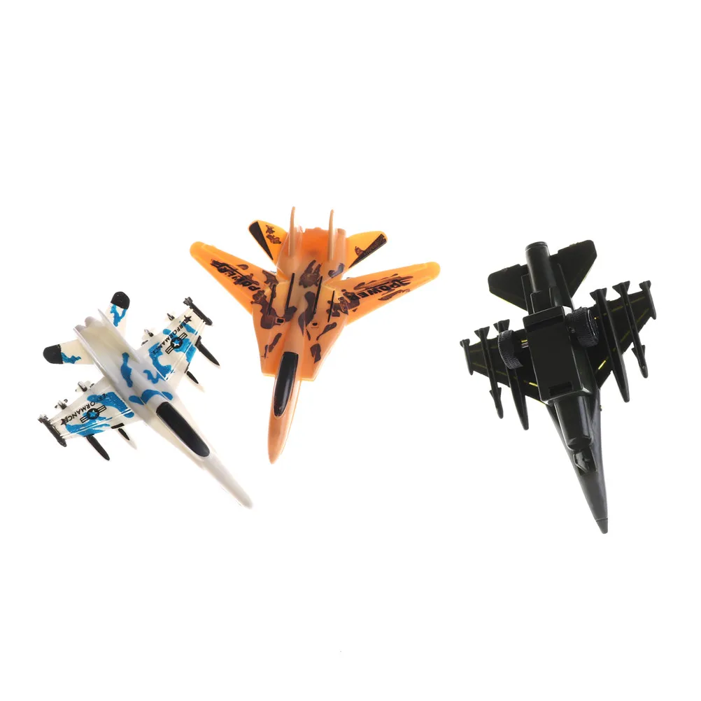 

1Pcs Force Fighter Airplane Toy Children Education Toy Mini Aircraft Models Toys Military Plane Pull Back Toy Random