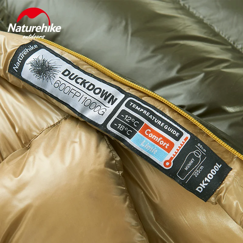 

Naturehike Outdoor Camping Winter Sleeping Bag Down Sleeping Bag Mummy Single Sleeping Bag With Hooded Fr Cold Weather