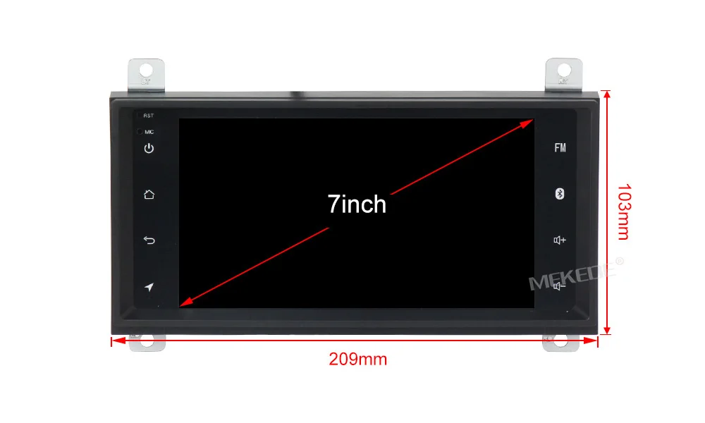 MEKEDE Android 8,1 Автомобильный DVD плеер для JEEP Grand Cherokee 2011 2012 2013 1 Din автомобильный радио мультимедиа gps навигации стерео аудио