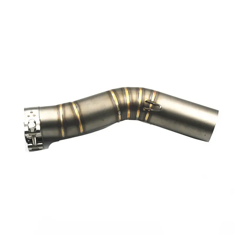 

51MM Motorcycle Exhaust Muffler Mid Link Pipe Elbow For Suzuki GSX-R 1000 2005-2006