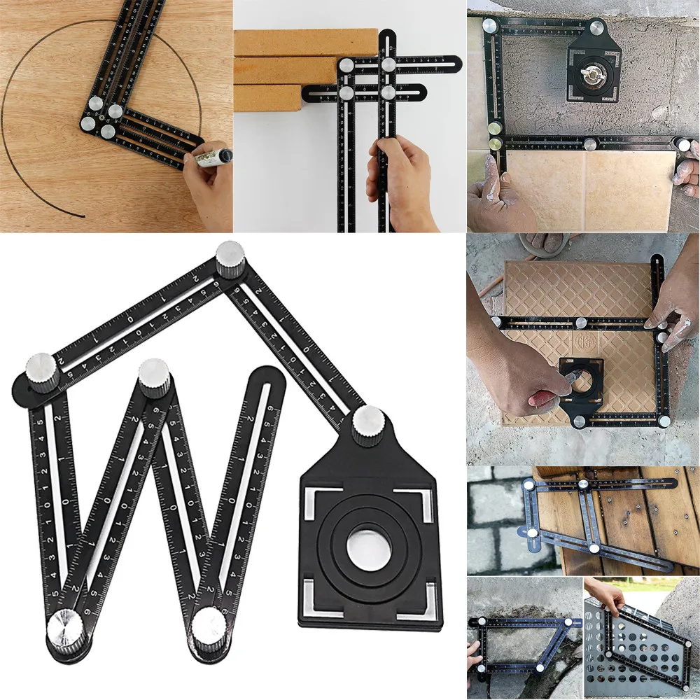 Aluminum Alloy Measuring localizer For Builder Craftsmen Handymen Template Tool Hand Tools Woodworking Profession T10 | Инструменты