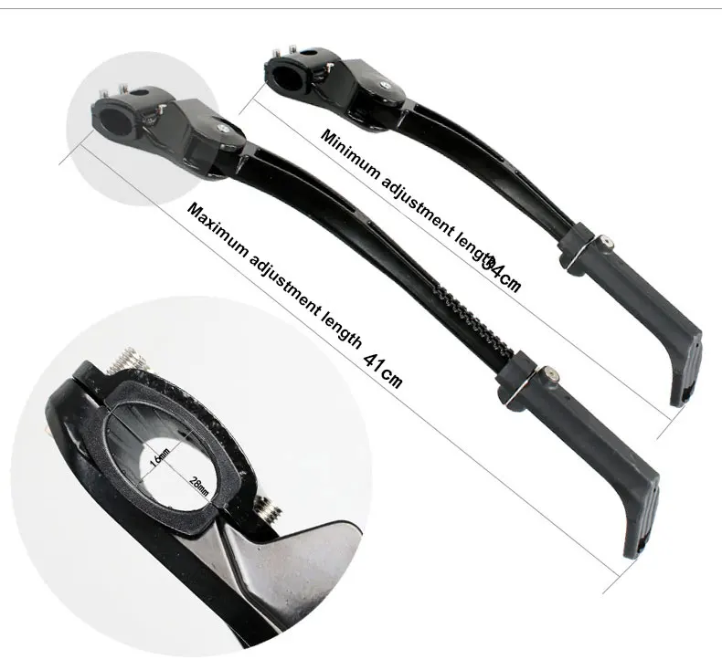 EasyDo 2"-29" MTB велосипедная подножка, парковочные стойки для горного велосипеда, Подножка для шоссейного велосипеда, боковая подставка, регулируемая 34-41 см