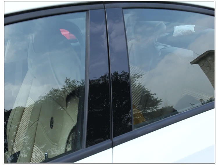 Яркий PC окно средний столб украшенный Накладка для Toyota RAV4 Corolla Rezi Mark Vios Lewin CB055