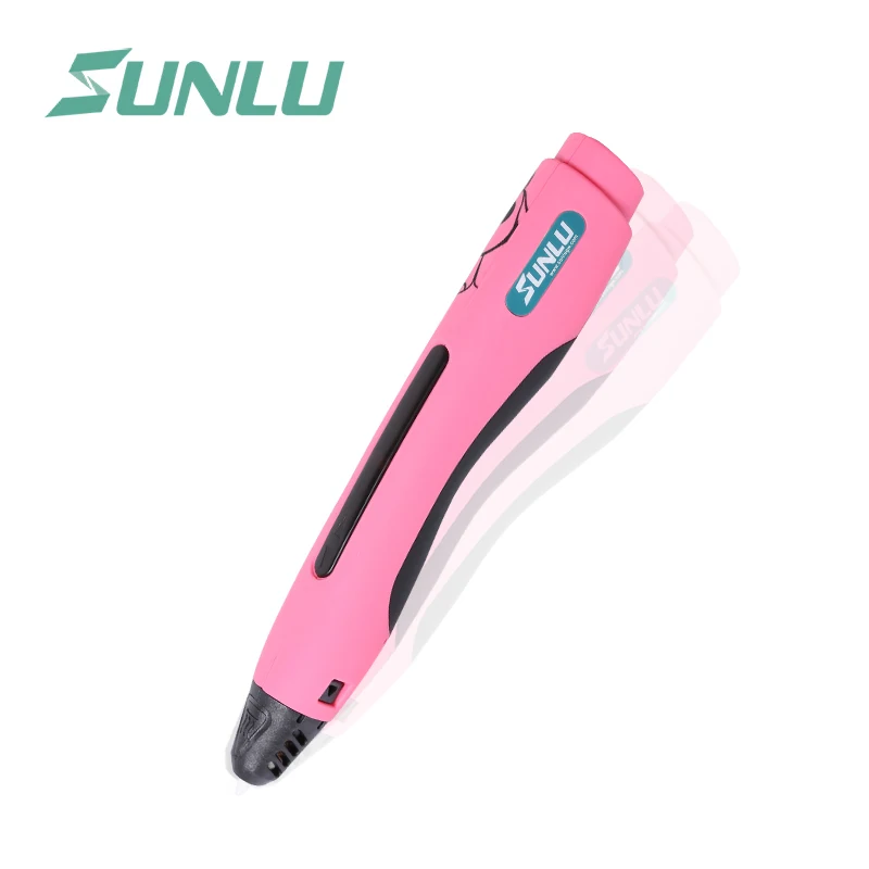 SL-400A-Pink Новые поступления 3D ручки SUNLU SL-400A поддержка PCL нити Самая низкая температура лучший подарок для детей волшебная ручка - Цвет: SL-400A-Pink