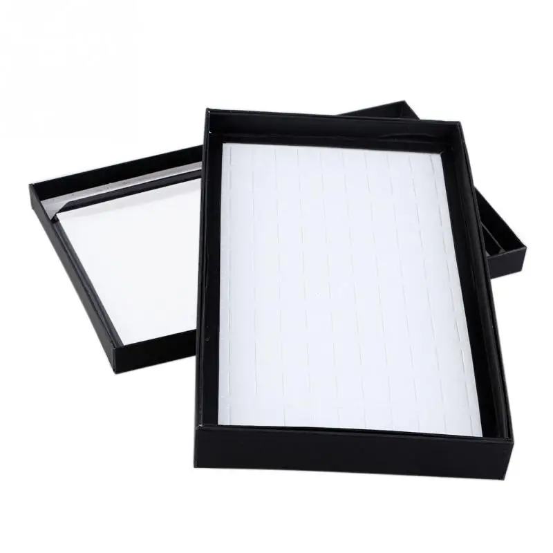 100 слоты кольцо Pin уха четкий дисплей организатор держатель для хранения чехол |