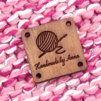 garment labelsbrand wooden labels personalized tags knit labels custom name handmade name tagscustom labels wd1403