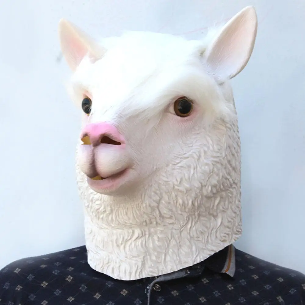 Альпака Косплэй Хэллоуина маски Производительность Коллекция Симпатичные