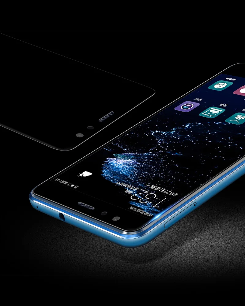 TOMKAS huawei P10 Lite, закаленное стекло, защита экрана, huawei P10 Lite, ультра-тонкий, полное покрытие, Защитное стекло для P10 Lite, пленка