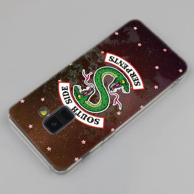 Силиконовый чехол Riverdale South Side Serpents с логотипом для Samsung Galaxy A50 A30 A10 A40 A6 A8 Plus A9 A5 A7 2018