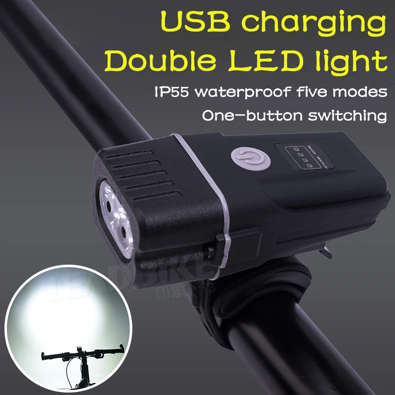 Leadbike велосипедные фары Перезаряжаемые USB 500 люмен велосипед светодиодный