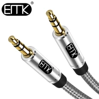 emk jack 3 5 audio cable 3 5mm speaker line aux cable for iphone 6 samsung galaxy s8 car headphone xiaomi redmi 4x audio jack