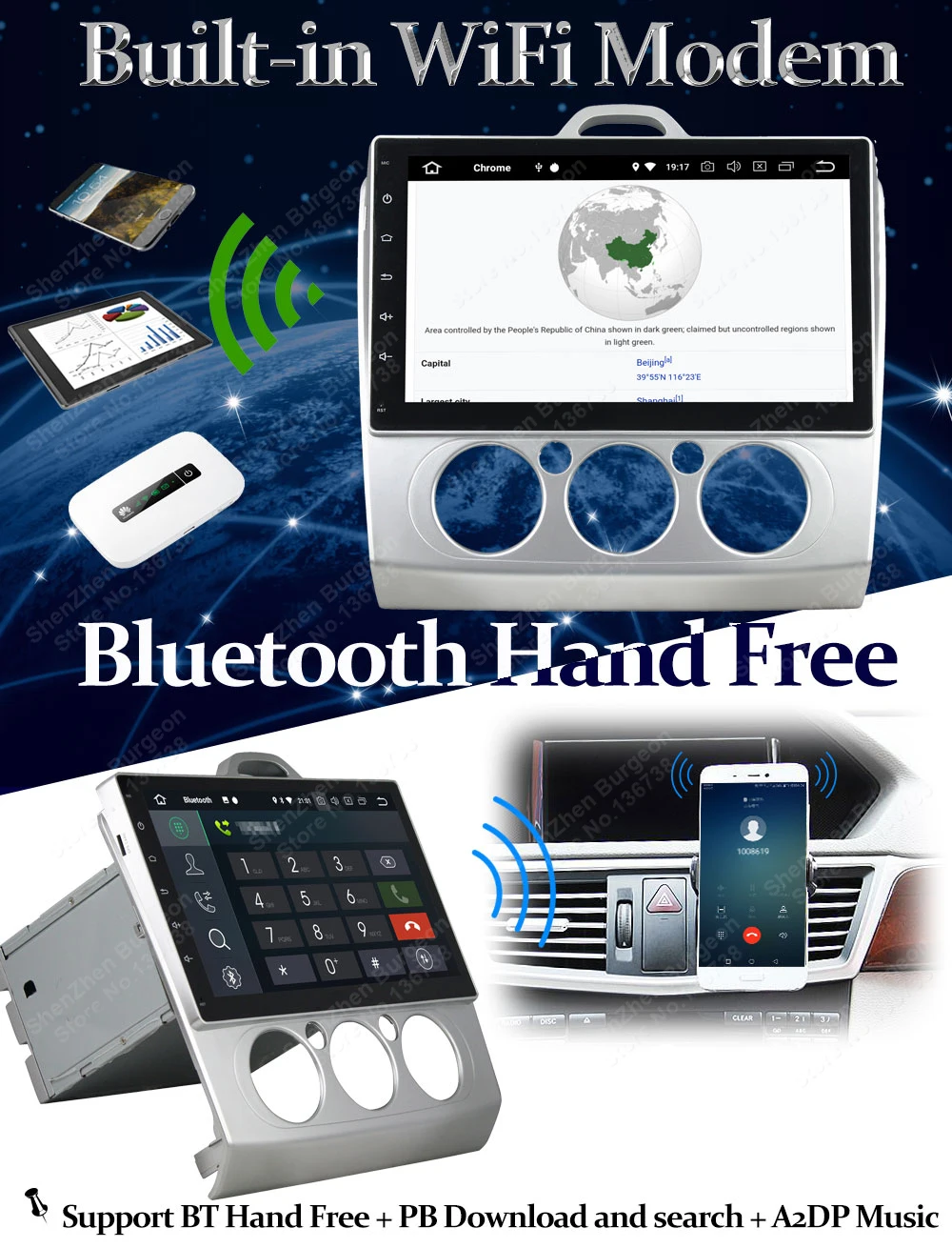 10," Octa Core Android 8,0/4 ядра Android 8,1 Автомобильный DVD плеер для Ford Focus 2007 2008 2009 2010 2011 автомобиль радио gps Bluetooth