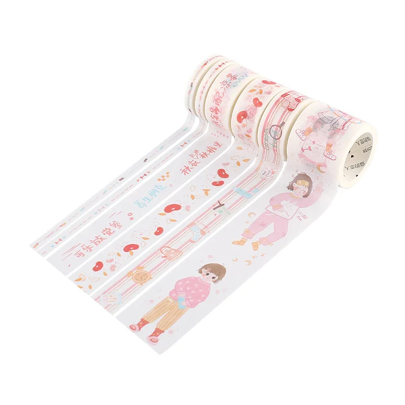 

10 set/lot DIY Japanese Paper Decorative Adhesive Tape Dear her series Washi Tape/Masking Tape Stickers