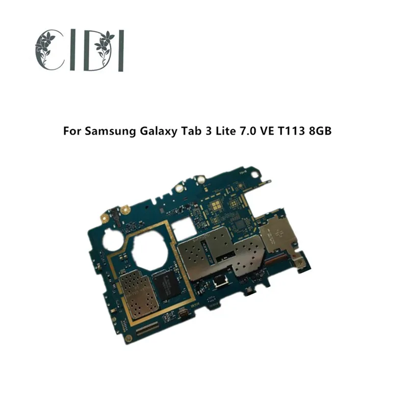 CIDI Полная работа используется разблокированный для samsung Galaxy Tab 3 Lite 7,0 VE T113 8GB Материнская плата логика материнская плата пластина