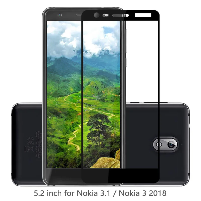 Для Nokia 3 1 Защитная Пленка премиум класса закаленное стекло для 2018 Защитное TA 1063