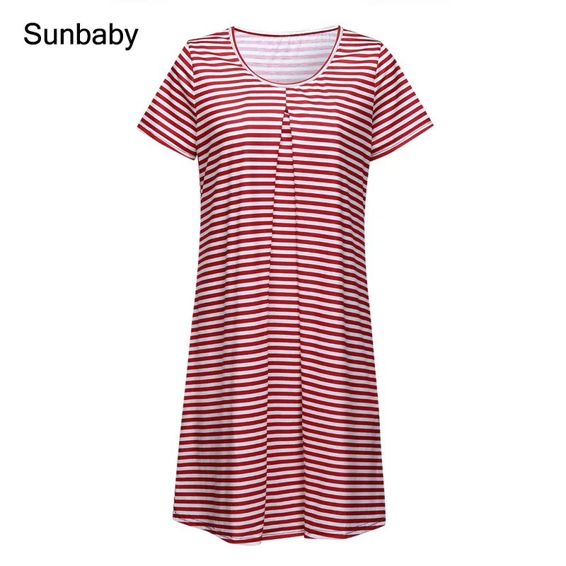 SUNbaby/платье для кормящих матерей Платье До Колена кормления грудью с короткими