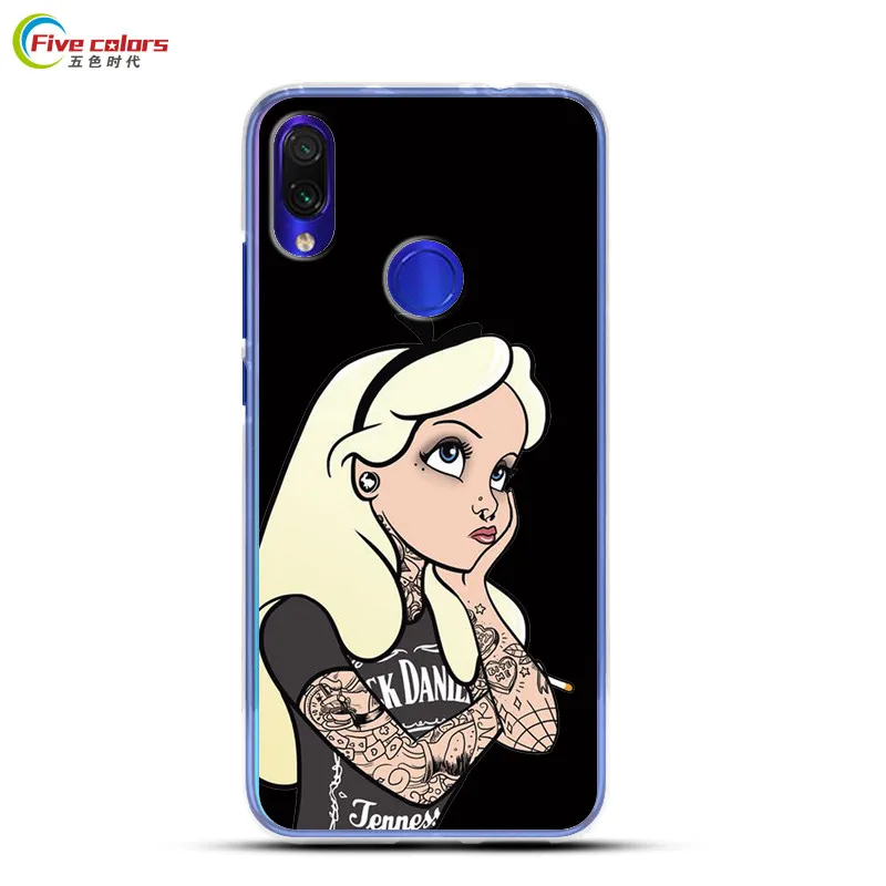 Роскошный силиконовый мягкий ТПУ чехол для Xiaomi Redmi Note 7 полный защитный с