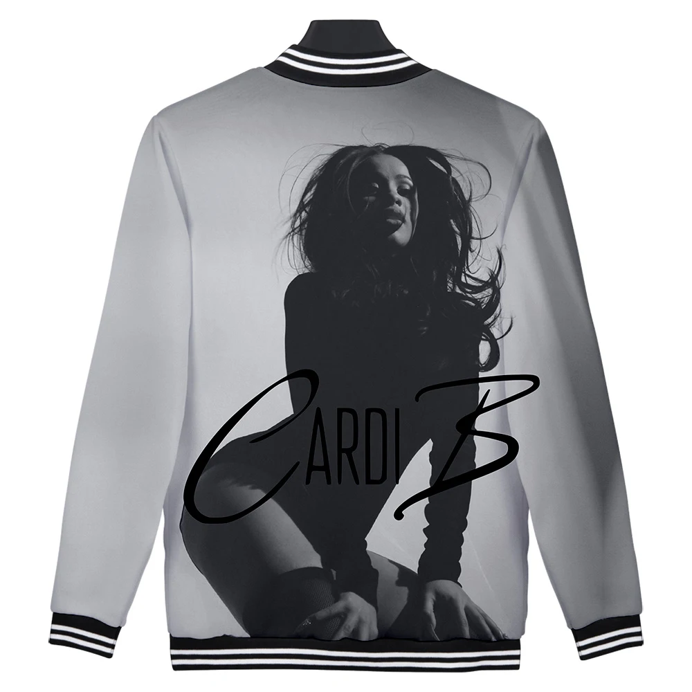 Женская одежда зимняя ветровка Женская бейсбольная куртка Cardi B Harajuku Veste Femme Повседневная Горячая Распродажа Пальто и куртки