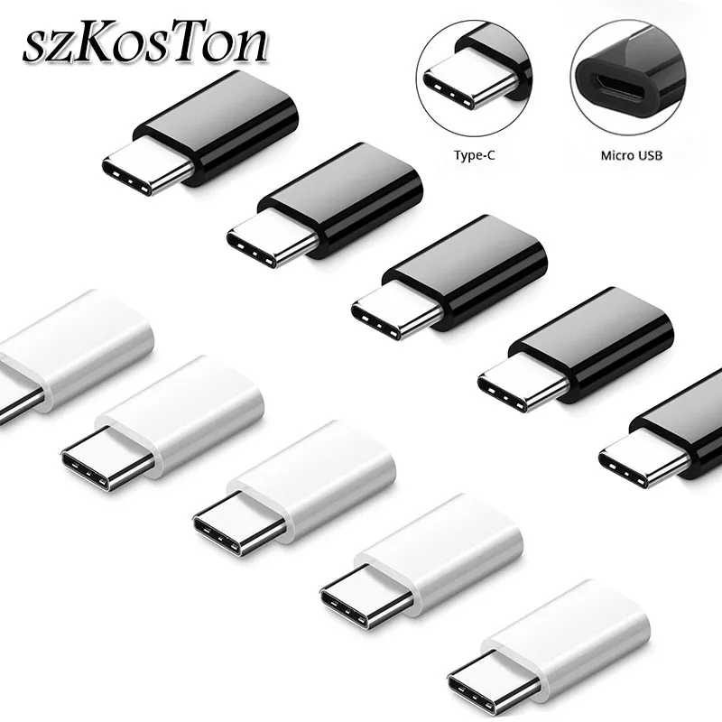 5 шт./1 шт. адаптер Usb Type C (папа) Micro USB (мама)|Переходники и адаптеры| |