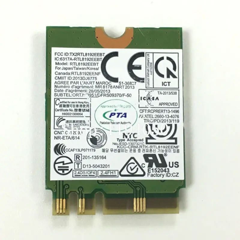 RTL8192ee + BT4.0 RTL8761 m.2 Wi Fi card беспроводная сетевая карта WLAN NGFF M.2 RTL8192EEBTRTL8192 8192 8192EE|wireless