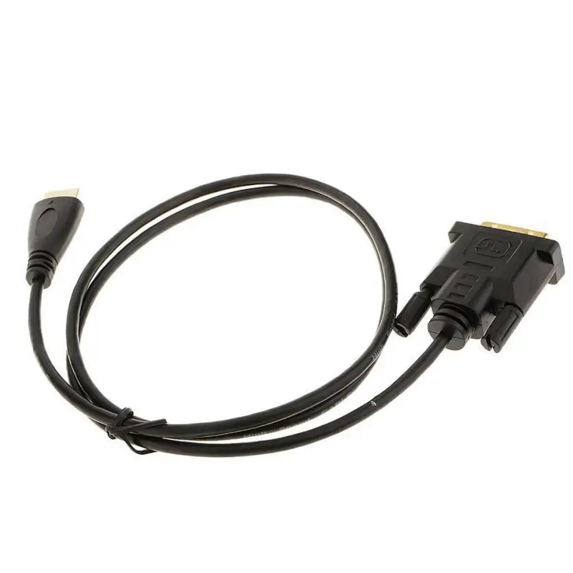HIPERDEAL 1 м ультра тонкая линия HDMI к DVI FULL HD высокоскоростной кабель Прямая поставка