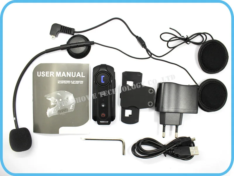 Bluetooth гарнитура для мотоциклетного шлема 1000 м|intercom door|helmet hairintercom headset |