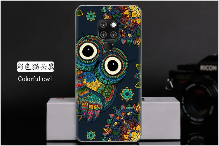 Чехол huawei mate 20. Ультратонкий Мягкий силиконовый чехол из ТПУ с рисунком для 20 coque