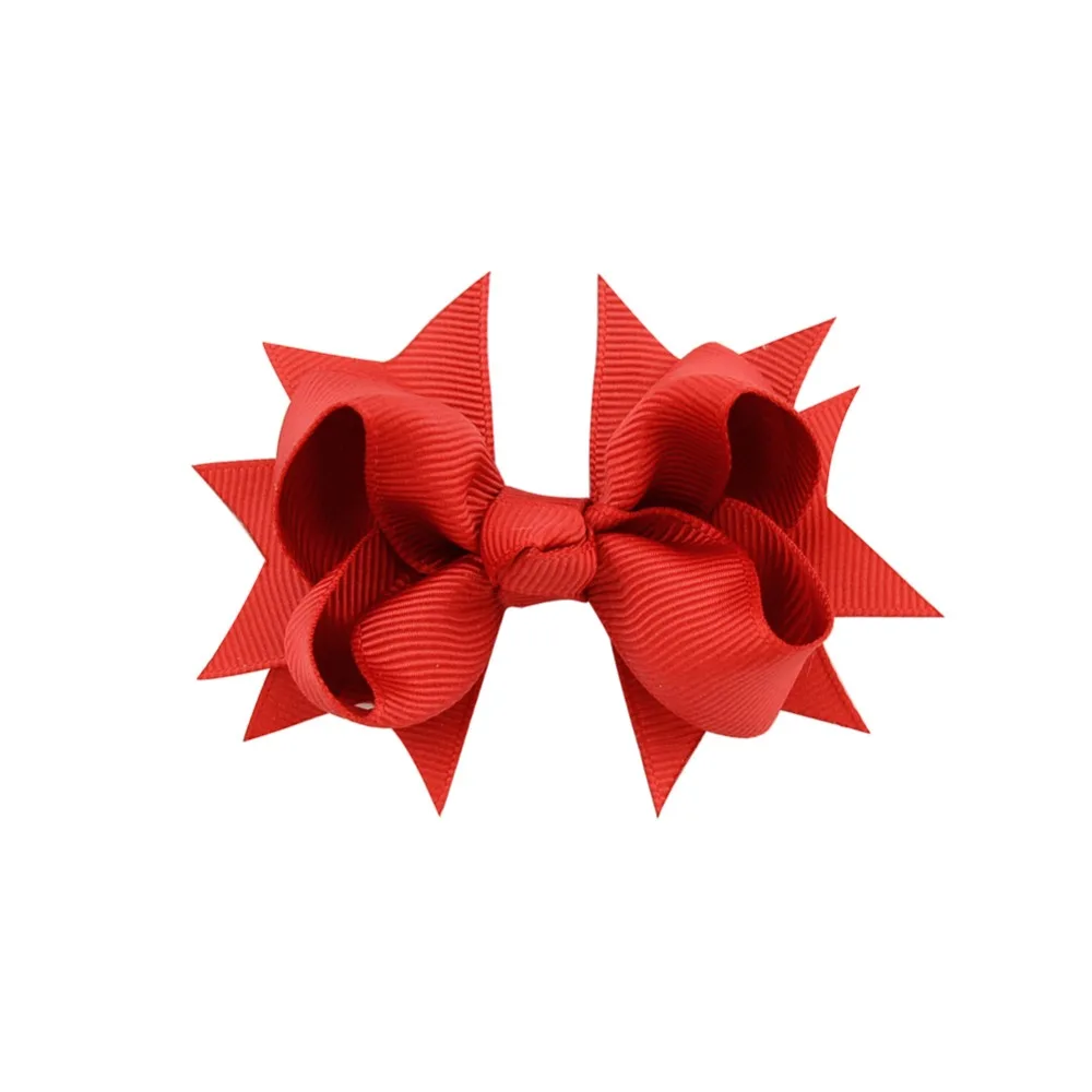 Новинка 2017 20 шт./лот Детские милые заколки для волос с цветами бантом аксессуары