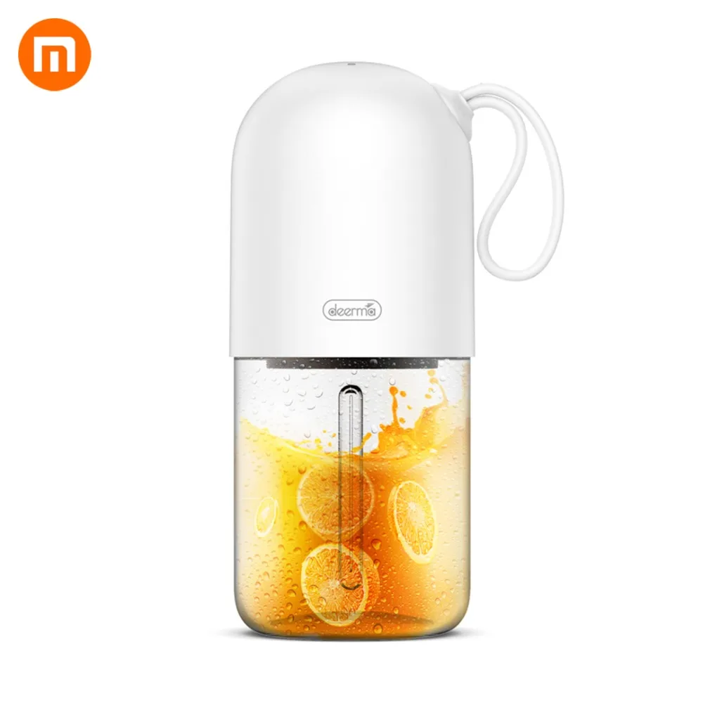 Горячая Xiaomi Deerma DEM-NU01 300 мл портативная электрическая соковыжималка r блендер мини Капсула форма мощная электрическая соковыжималка чашка для путешествий Спортзал