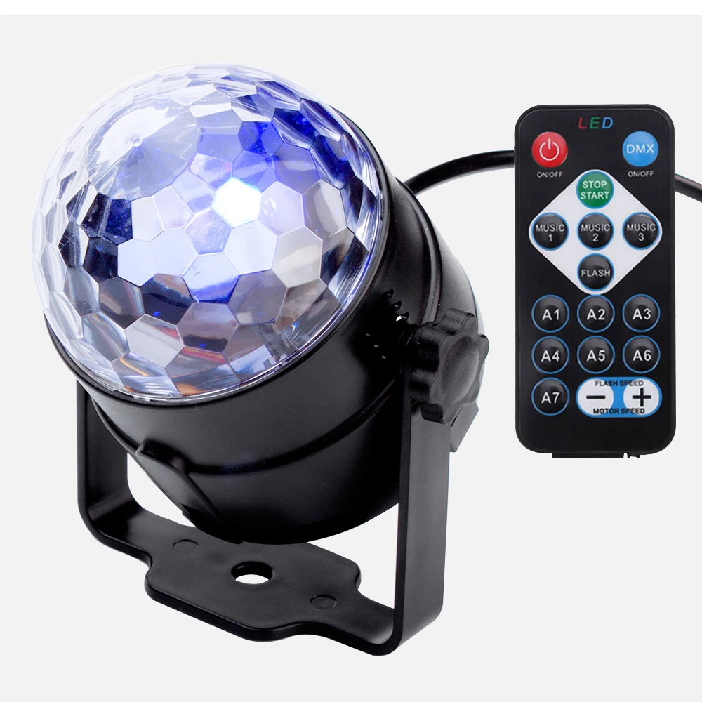 7 видов цветов DJ диско шар Lumiere 3 Вт звуковая активация лазерный проектор RGB