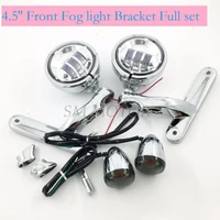 motorcycle accessories led spotlight turn signal passing fog light for harley touring street glide road king models 1994 2013