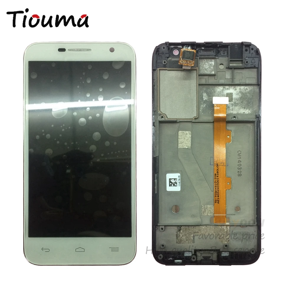 ЖК дисплей для Alcatel One Touch Idol 2 мини ot6016 6016 6016d Дисплей Сенсорный экран планшета