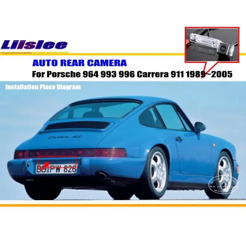 Liislee камера заднего вида для Porsche 964 993 996 Carrera 911 1989 ~ 2005/камера парковки/светильник