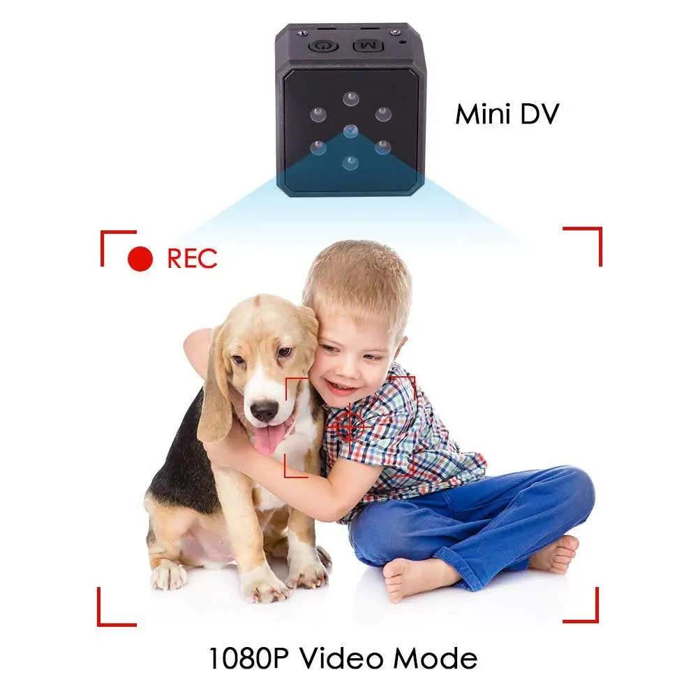 1080 P мини камера Invisibe ночного видения видеокамера Открытый DV диктофон экшн