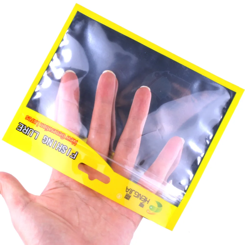 100 шт. пластиковые пакеты для рыболовных приманок на молнии|fishing tackle|fishing lurebags pesca |