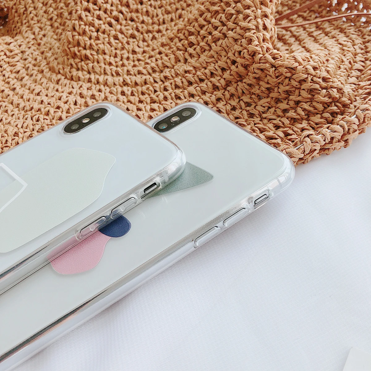 Прекрасный Простой геометрические блоки шаблон чехол для Apple iphone 6 6S 7 8 Plus X XR XS
