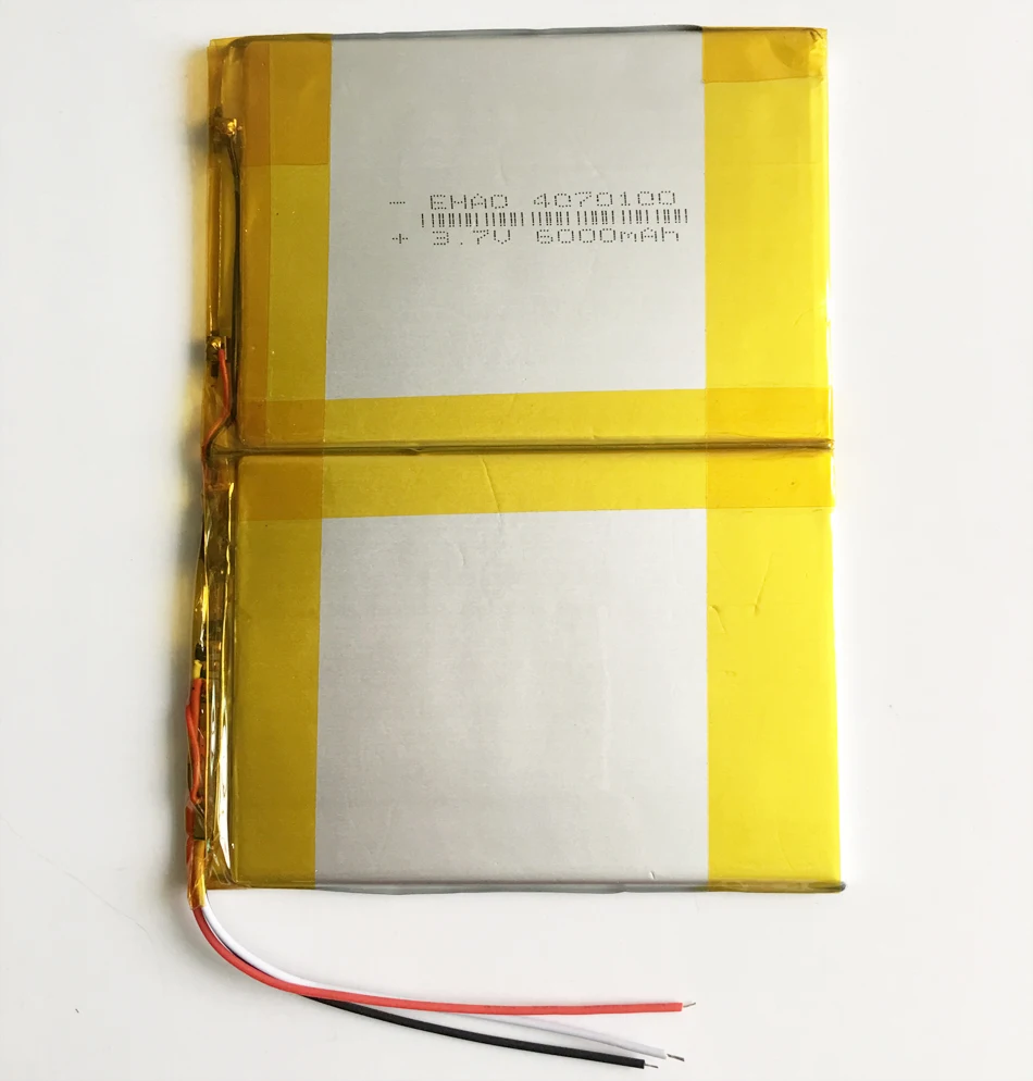 Литий полимерные аккумуляторные батареи 3 7 в 6000 мАч 40140100 для GPS PSP DVD Power bank PAD DIY