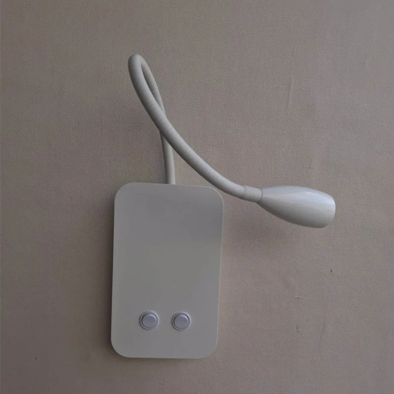 Настенная Светодиодная лампа Topoch с гибким переключателем для чтения