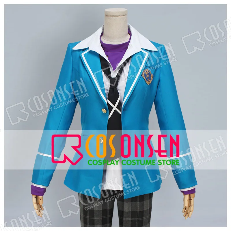 

COSPLAYONSEN Ensemble Stars Koga Oogami Cosplay Costume blue full set
