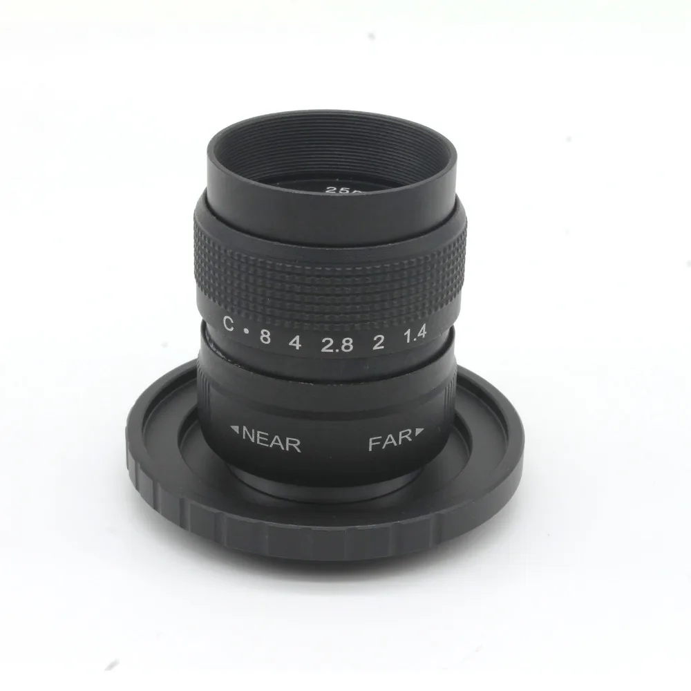 25 мм f/1 4 C 1/2 миниатюрный зеркальный объектив для Nikon 1 крепление N1 камера J1 J2 J3 V1 V2 S1