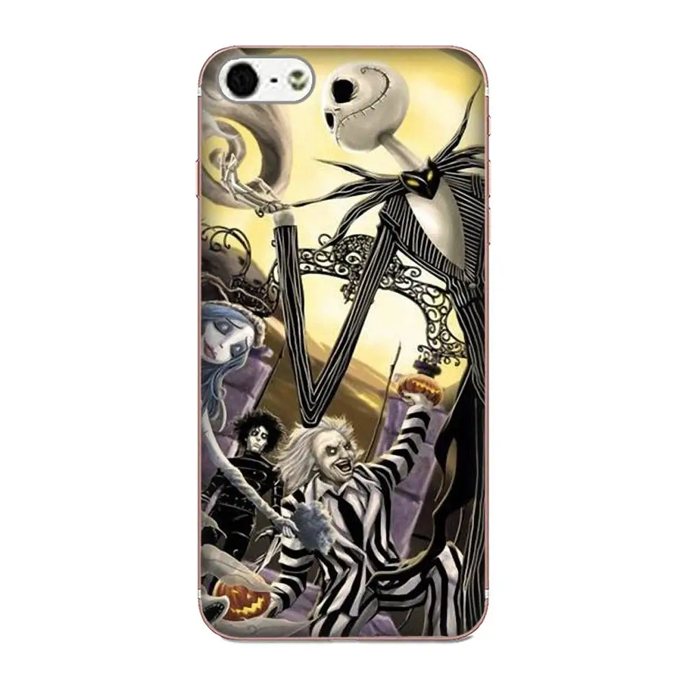 Хэллоуин Кошмар перед Рождеством Джек чехол для Samsung Galaxy Note 5 8 9 S3 S4 S5 S6 S7 S8 S9 S10 mini Edge