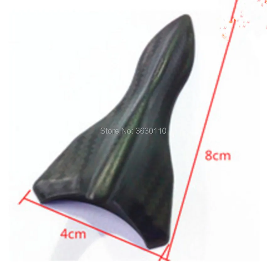 Бесплатная доставка 10 шт. универсальный спойлер из углеродного волокна для крыши