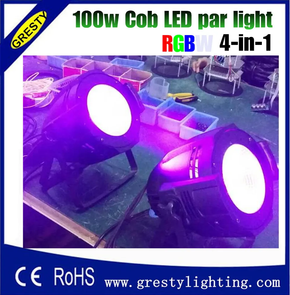Светодиодный сценический светильник высокой мощности 100 Вт RGBW Par Светильник с DMX512