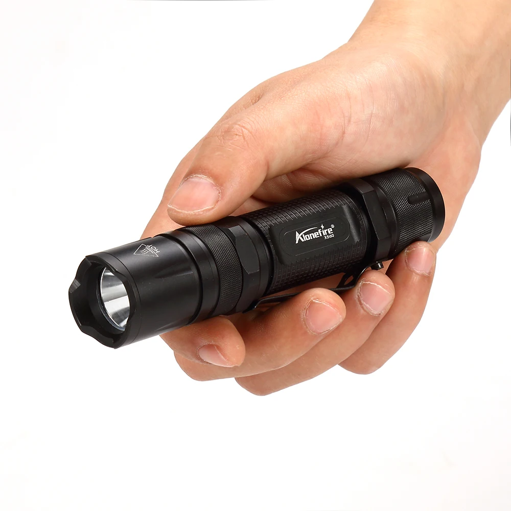 Мощный тактический светодиодный фонарь AloneFire X560 CREE V6, водонепроницаемый фонарь, мигающий фонарь для аккумулятора 18650