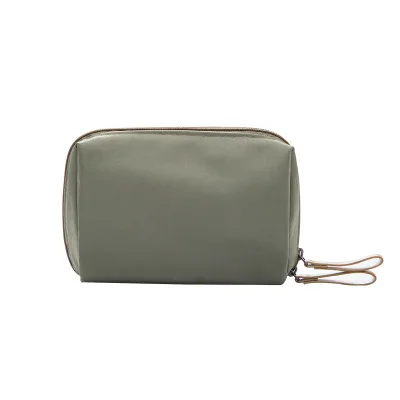 Travel Portable Cosmetic Bag Ladies Nylon Mini Double Zipper Makeup Wash Bag Waterproof Cosmetics Storage finishing Fashion - Цвет: 2