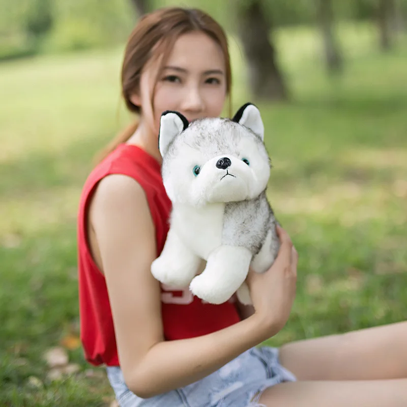 2019 новая имитация собаки хаски Q версия плюшевых мягких животных померанские