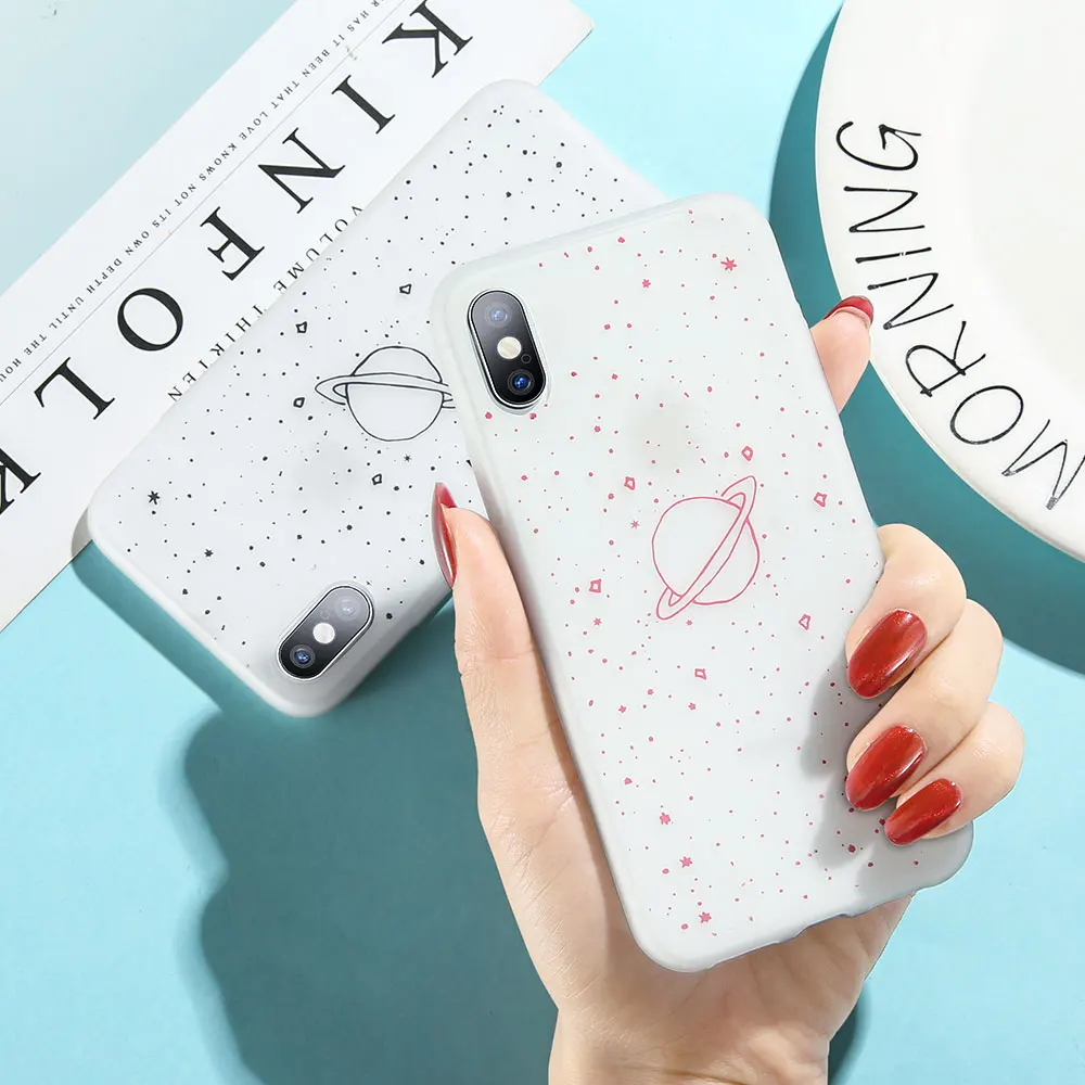 Светящийся чехол NORTHFIRE для IPhone X 6 S 7 8 Xs Max XR Starry Planet Heart iPhone Plus мягкие задние крышки