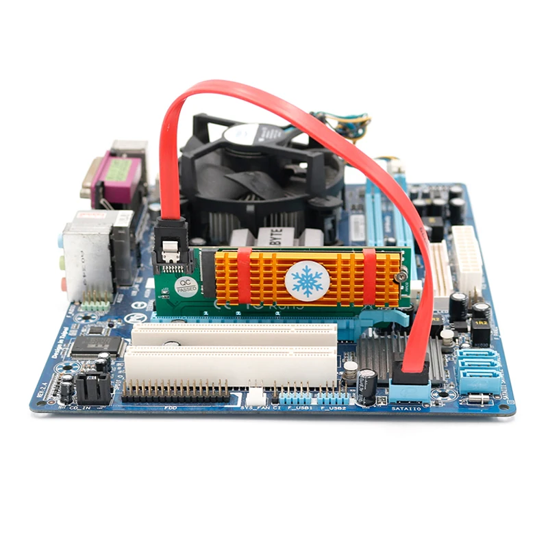 Переходник PCI Express на M.2 NGFF SSD сборщик SATA Bus M2 B Key PCIE слот радиатор кабель для 2230 2280