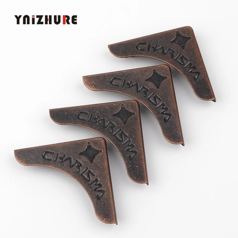 4 шт. бронзовые Защитные уголки для книг 32 х32х4 мм|Угловые кронштейны| |